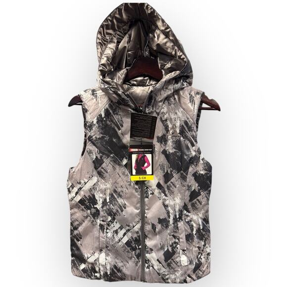 Gerry Reversible Packable Down Vest S Hooded Lightweight NWT Travel - Picture 8 of 12